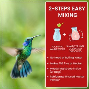 Happy Wings Red Nectar Concentrate Powder Wild Bird Food, 2-lb bag