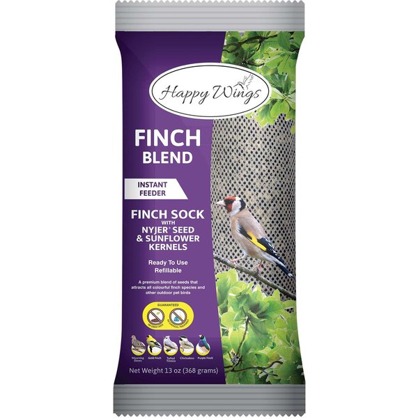 Kaytee Super Finch Sock Wild Bird Feeder & Food, 25-oz bag