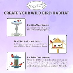 Happy Wings NO GROW Finch Blend Wild Bird Food, 13-oz sock bag slide 2 of 6