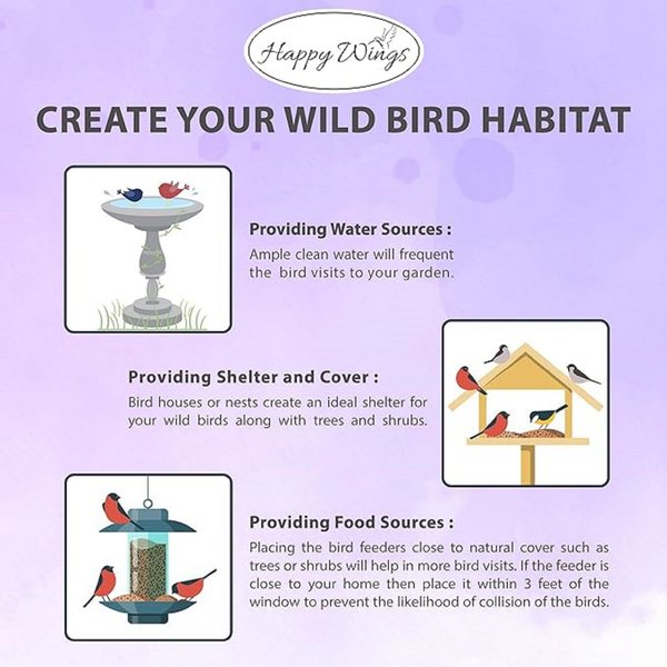 Happy Wings Songbird Blend Wild Bird Food