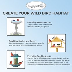 Happy Wings Sunflower Seed Hearts & Chips Wild Bird Food, 20-lb bag slide 2 of 6
