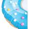 Show in main carousel: HappyCare Textiles 3D Realistic Donut Print Bolster Dog Bed, Sky Blue Dots Sprinkle, 35-in slide 6 of 7