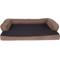 Show in main carousel: HappyCare Textiles Advanced Graphene Orthopedic Foam Dog Sofa Bed, Brown & Black, Large slide 1 of 8
