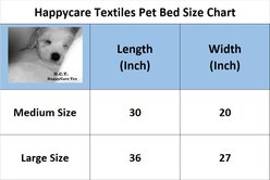 HappyCare Textiles Advanced Graphene Orthopedic Foam Dog Sofa Bed, Grey & Black, Large slide 2 of 7