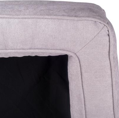 Show full view: HappyCare Textiles Advanced Graphene Orthopedic Foam Dog Sofa Bed, Grey & Black, Large slide 5 of 8
