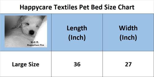 Show full view: HappyCare Textiles Advanced Graphene Orthopedic Foam Flat Pet Bed, Large, Brown & Black slide 2 of 6