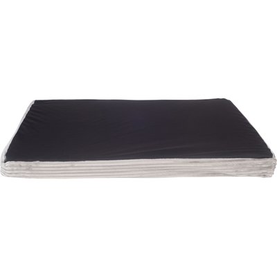 HappyCare Textiles HappyCare Textiles Advanced Graphene Orthopedic Foam Flat Pet Bed, Large, Grey & Black