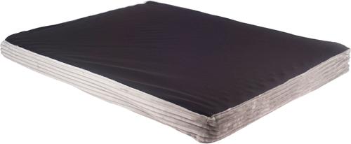 Show full view: HappyCare Textiles Advanced Graphene Orthopedic Foam Flat Pet Bed, Large, Grey & Black  slide 3 of 6