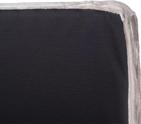 Show full view: HappyCare Textiles Advanced Graphene Orthopedic Foam Flat Pet Bed, Large, Grey & Black  slide 5 of 6