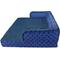 Show in main carousel: HappyCare Textiles Advanced LaTextiles Foam Dog Sofa Bed, Blue, Medium slide 4 of 7