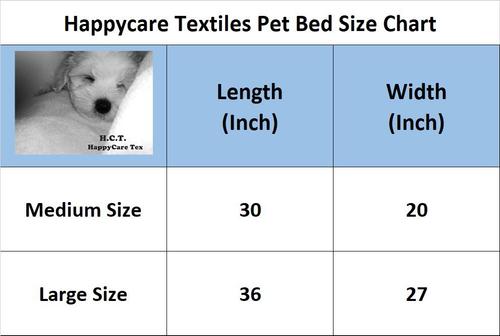 Show full view: HappyCare Textiles Advanced LaTextiles Foam Dog Sofa Bed, Grey, Large slide 2 of 7