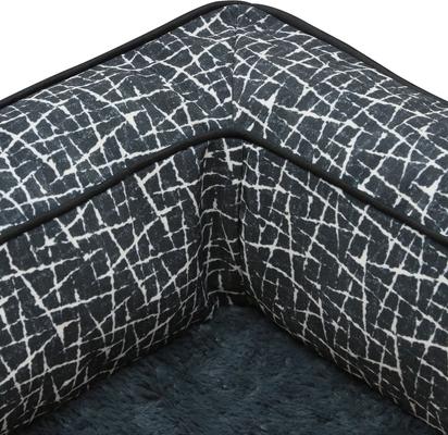 Show full view: HappyCare Textiles Advanced LaTextiles Foam Dog Sofa Bed, Grey, Large slide 6 of 7