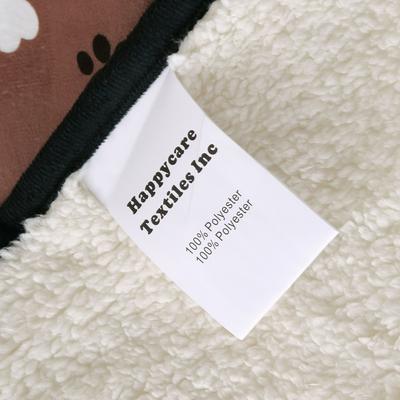 Show full view: HappyCare Textiles advanced Pets Print cozy Waterproof Cat & Dog blanket, White Bone slide 9 of 10