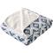 Show in main carousel: HappyCare Textiles advanced Pets Print cozy Waterproof Cat & Dog blanket, White Paw Ogee slide 3 of 9