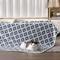 Show in main carousel: HappyCare Textiles advanced Pets Print cozy Waterproof Cat & Dog blanket, White Paw Ogee slide 5 of 9