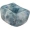 Show in main carousel: HappyCare Textiles Calming Anxiety Bolster Dog Bed, Blue/White, Large slide 6 of 7