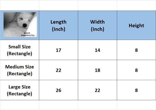 Show full view: HappyCare Textiles Calming Anxiety Bolster Dog Bed, Dark Forst, Large slide 2 of 8