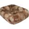 Show in main carousel: HappyCare Textiles Calming Anxiety Bolster Dog Bed, Frost Brown, Small slide 7 of 8