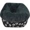 Show in main carousel: HappyCare Textiles Calming Durable Bolster Dog Bed, Printed Oxford Black, Large slide 8 of 8