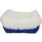 Show in main carousel: HappyCare Textiles Calming Durable Bolster Dog Bed, Printed Oxford Blue, Large slide 3 of 7