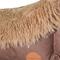 Show in main carousel: HappyCare Textiles Calming Durable Bolster Dog Bed, Solid Oxford Brown, Large slide 8 of 8