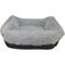 Show in main carousel: HappyCare Textiles Calming Durable Bolster Dog Bed, Solid Oxford Dark Grey, Large slide 3 of 8