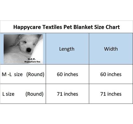 Show full view: HappyCare Textiles Donut Blanket, Sky Blue Dots Sprinkle, 60-in slide 2 of 5