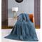 Show in main carousel: HappyCare Textiles Duplex Warm Comfort Faux Fur Sherpa Waterproof Dog & Cat Blanket, Blue, Medium slide 3 of 10