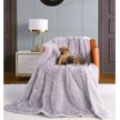 Show in main carousel: HappyCare Textiles Duplex Warm Comfort Faux Fur Sherpa Waterproof Dog & Cat Blanket, Light Grey, Small slide 3 of 9