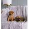 Show in main carousel: HappyCare Textiles Duplex Warm Comfort Faux Fur Sherpa Waterproof Dog & Cat Blanket, Light Grey, Small slide 5 of 10