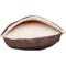 Show in main carousel: HappyCare Textiles Durable Oxford to Sherpa Pet Cave Covered Cat & Dog Bed with Removable Cover, Coffee slide 5 of 8