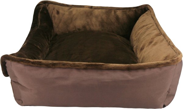 HappyCare Textiles Durable Rectangular Bolster Dog Sofa Bed