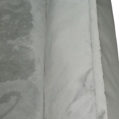 Show full view: HappyCare Textiles Durable Rectangular Bolster Dog Sofa Bed, Light Grey, Medium slide 9 of 10