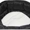 Show in main carousel: HappyCare Textiles Durable Round Velvet Puppy Dog Bed with Removable Cushion, Black, Medium slide 7 of 8