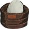 Show in main carousel: HappyCare Textiles Durable Round Velvet Puppy Dog Bed with Removable Cushion, Brown, Medium slide 5 of 8