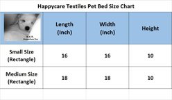 HappyCare Textiles Durable Round Velvet Puppy Dog Bed with Removable Cushion, Brown, Small slide 2 of 8