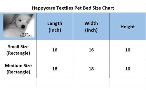 Show full view: HappyCare Textiles Durable Round Velvet Puppy Dog Bed with Removable Cushion, Brown, Small slide 3 of 9