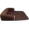 Show in main carousel: HappyCare Textiles Fleece Plush Sofa Bed & Furniture Protector, Brown slide 2 of 8