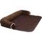Show in main carousel: HappyCare Textiles Fleece Plush Sofa Bed & Furniture Protector, Brown slide 5 of 8