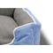 Show in main carousel: HappyCare Textiles High Back Rectangle Bolster Cat & Dog Bed, Blue, Medium slide 6 of 8