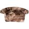 Show in main carousel: HappyCare Textiles Luxurious Comfort Fur Bolster Dog & Cat Bed, Frost Brown, Medium slide 3 of 7