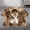 Show in main carousel: HappyCare Textiles Luxurious Comfort Fur Bolster Dog & Cat Bed, Frost Brown, Medium slide 5 of 7