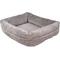 Show in main carousel: HappyCare Textiles Orthopedic Decorative Corduory Rectangle Bolster Cat & Dog Bed, Grey slide 3 of 7