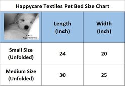 HappyCare Textiles Printed Oxford Cozy Warm Foldable Cat & Dog Tent Bed, Blue, Medium slide 2 of 7