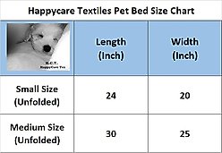 HappyCare Textiles Printed Oxford Cozy Warm Foldable Cat & Dog Tent Bed, Grey, Medium slide 2 of 7