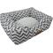 Show in main carousel: HappyCare Textiles Rectangle Bolster Cat & Dog Bed, Chevron Grey, Medium slide 5 of 6