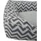 Show in main carousel: HappyCare Textiles Rectangle Bolster Cat & Dog Bed, Chevron Grey, Medium slide 6 of 6