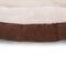 Show in main carousel: HappyCare Textiles Rectangle Bumper Bolster Cat & Dog Bed, Brown slide 4 of 7