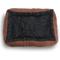 Show in main carousel: HappyCare Textiles Rectangle Bumper Bolster Cat & Dog Bed, Brown slide 5 of 7