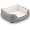 Show in main carousel: HappyCare Textiles Rectangle Orthopedic Bolster Cat & Dog Bed, Gray, Medium slide 2 of 8